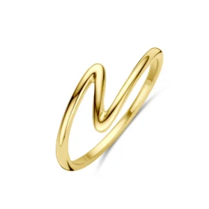 Serenity Swirl Ring 14k goud