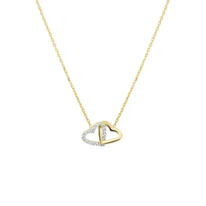 Heartshine Necklace 14k goud