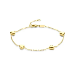 Amoro Hearts Bracelet 14k goud