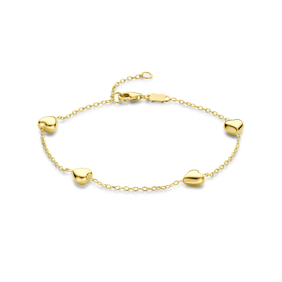 Amoro Hearts Bracelet 14k goud