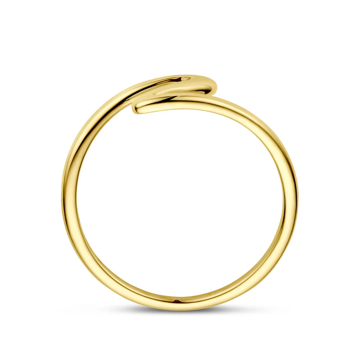 Serenity Swirl Ring 14k goud