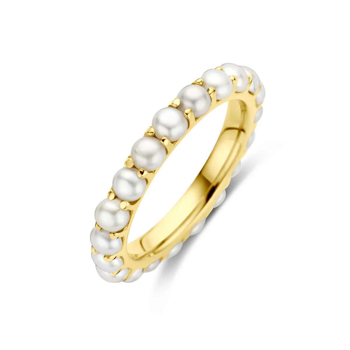 Luna Pearl Ring 14k goud