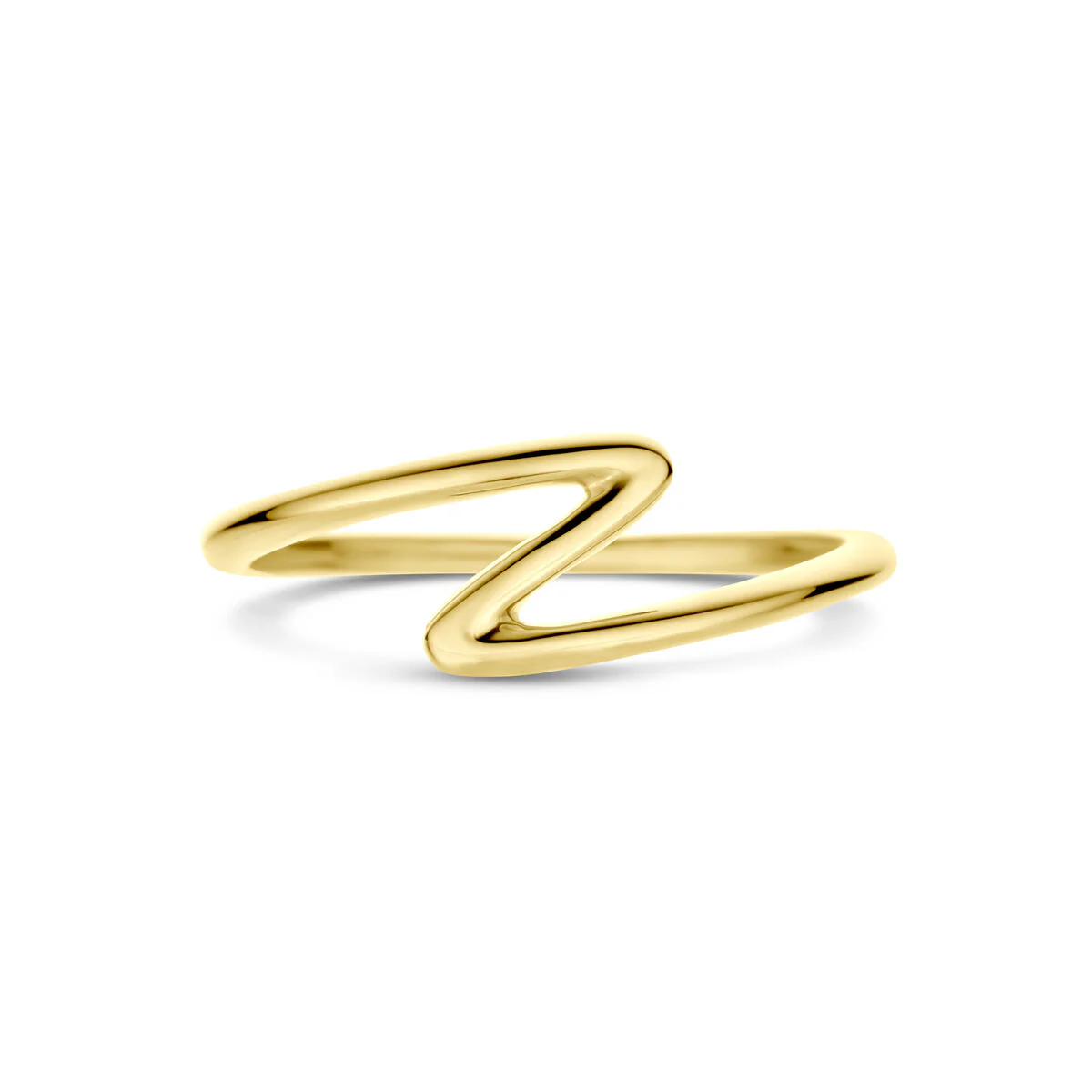 Serenity Swirl Ring 14k goud