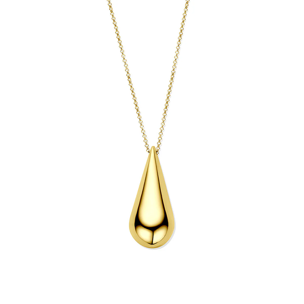 Teardrop Necklace Verguld Zilver