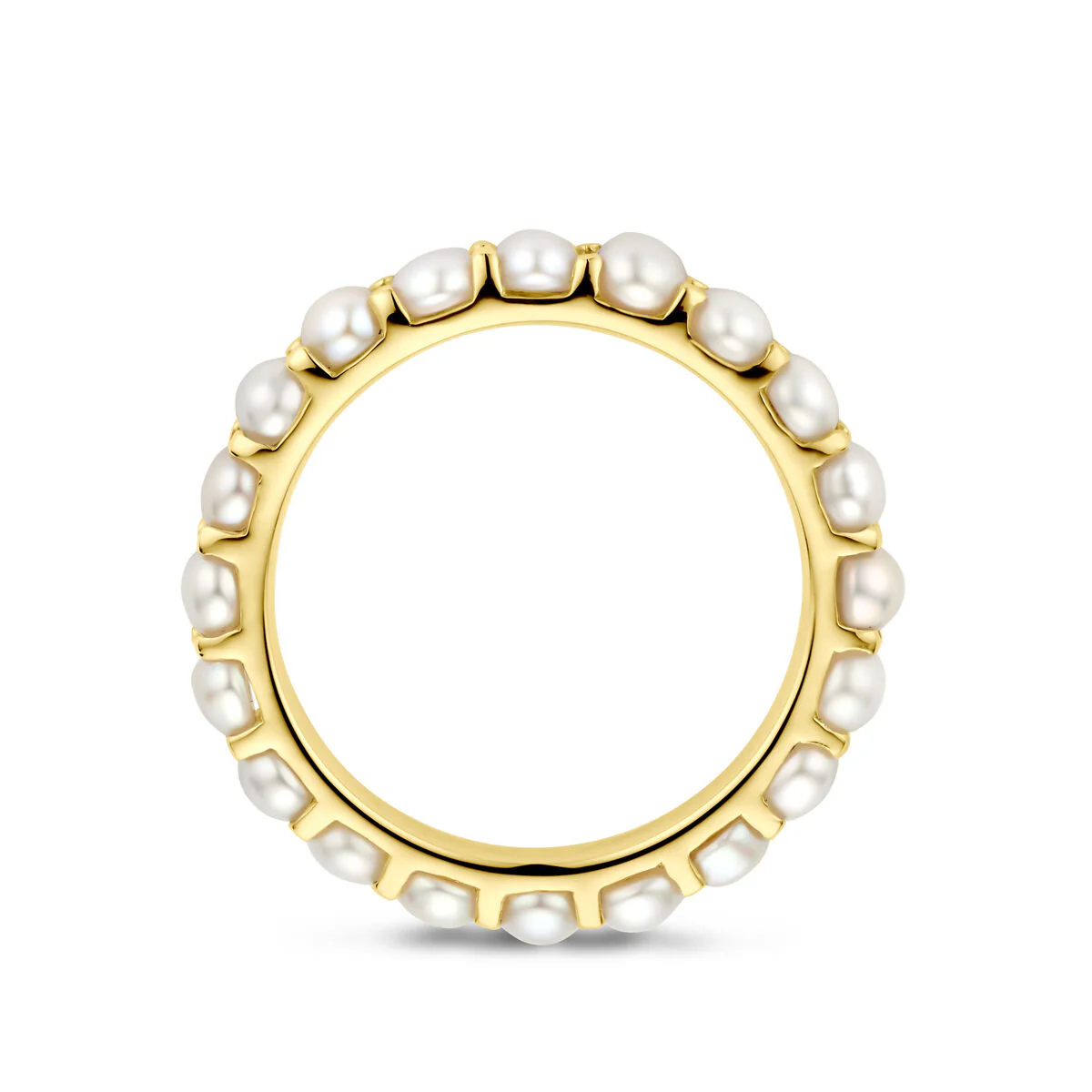 Luna Pearl Ring 14k goud