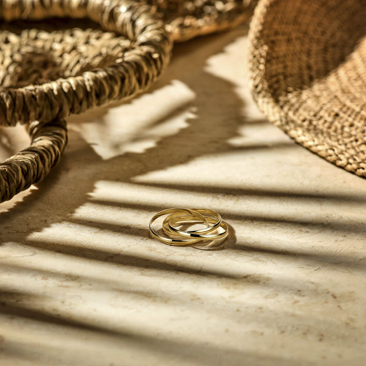 Threefold Ring 14k goud